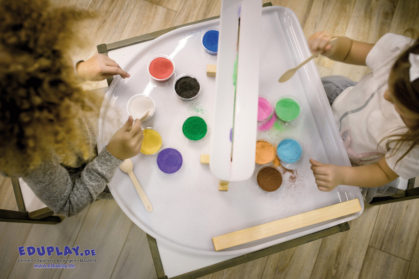 Kreativ-Rahmen mit Sand