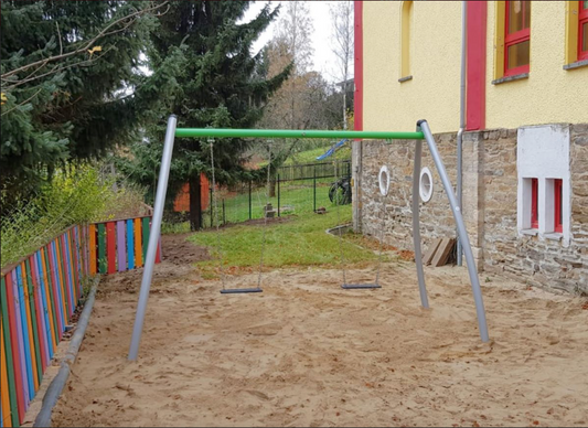 Stahl-Doppelschaukel