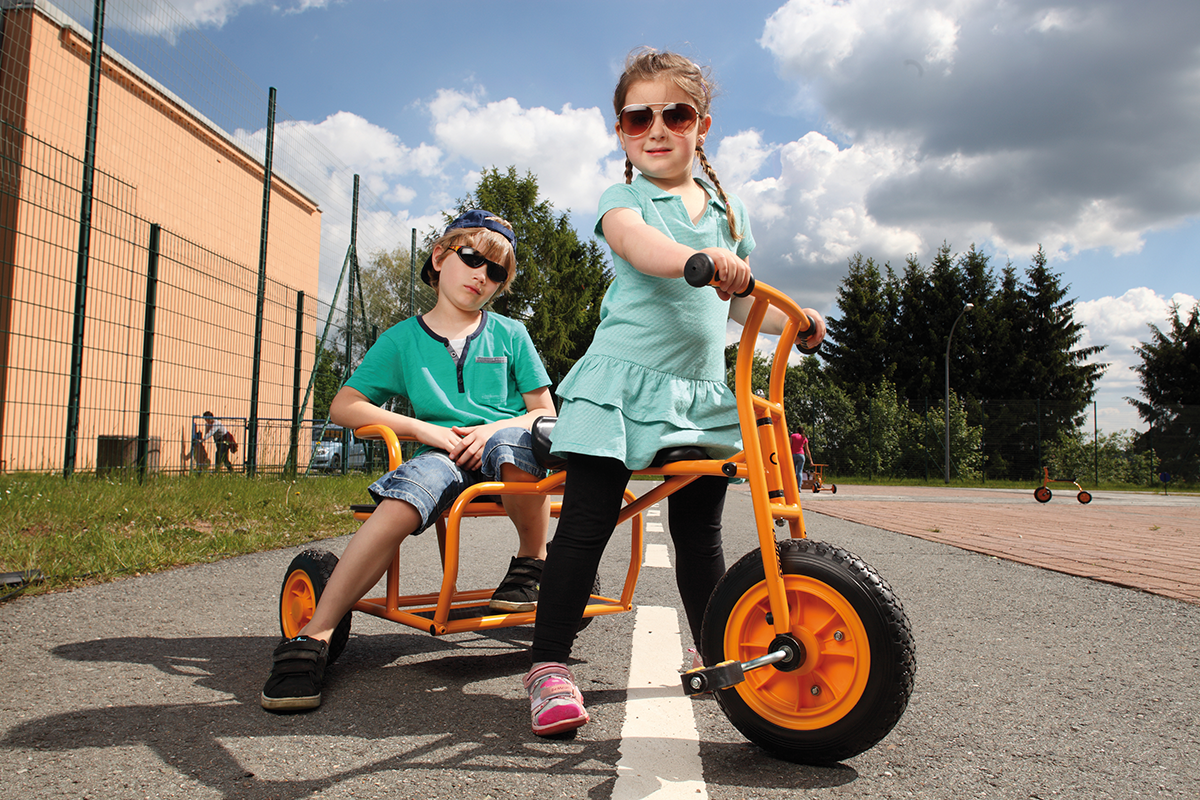 Dreirad "Doppeltaxi"