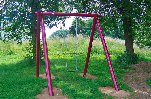 Einzel-Schaukel Stahlrohr verzinkt und lackiert
