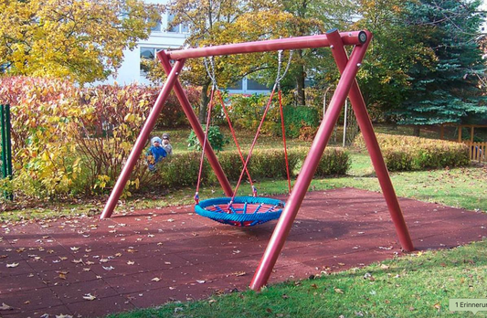 Korb-Schaukel Stahlrohr verzinkt und lackiert