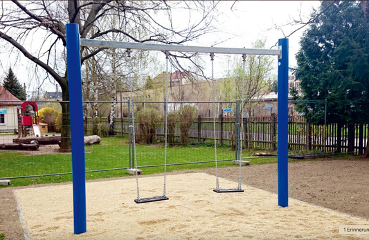 Stahl-Zweifach-Schaukel
