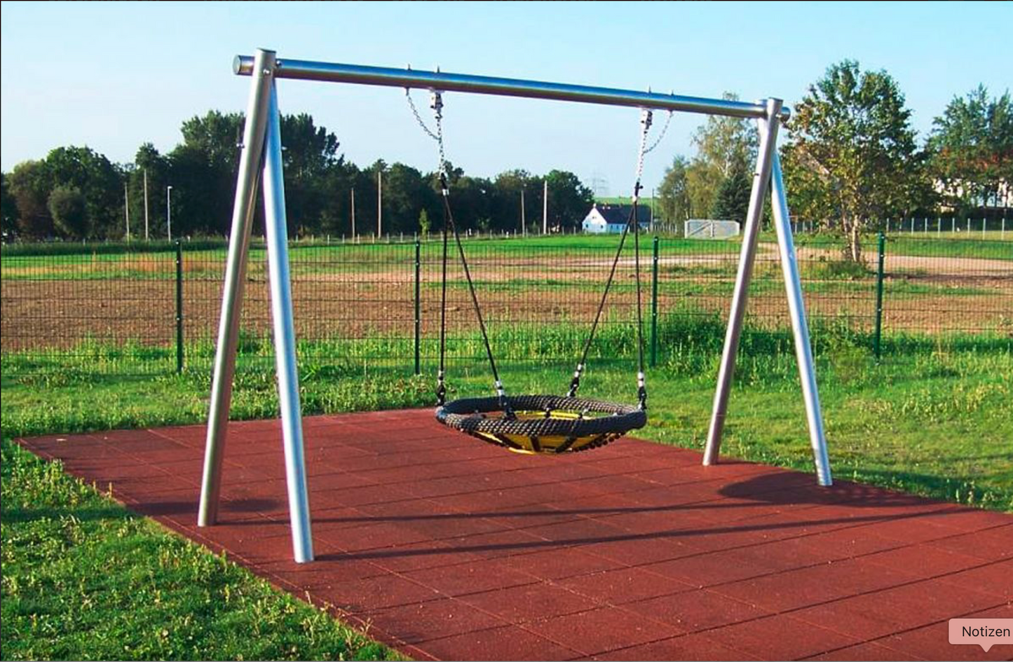 Korb-Schaukel Edelstahl