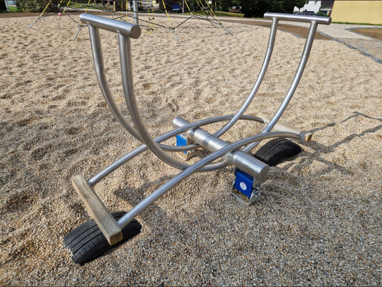 Stehwippe aus Edelstahl