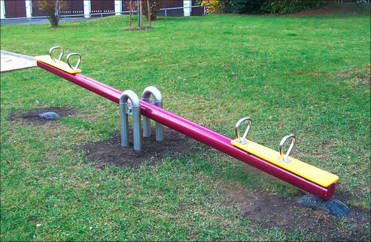 Stahlrohrwippe, viersitzig