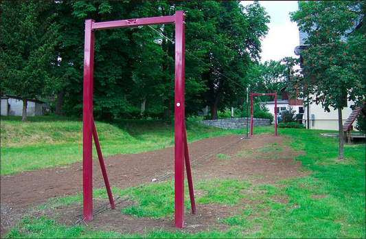 Stahlrohr-Seilbahn Vierkantprofil