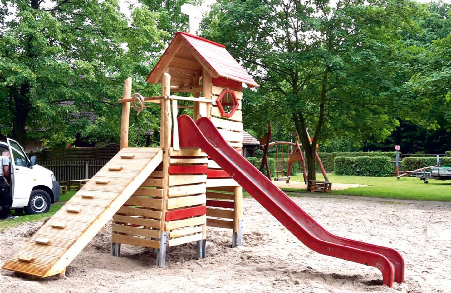 ROBI Spielanlage „Feuerwehr Gerätehaus“